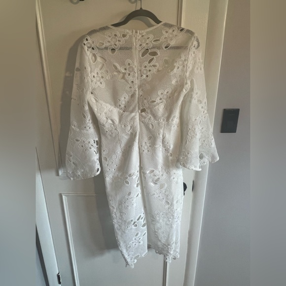 White Lace Dress - Picture 5 of 6